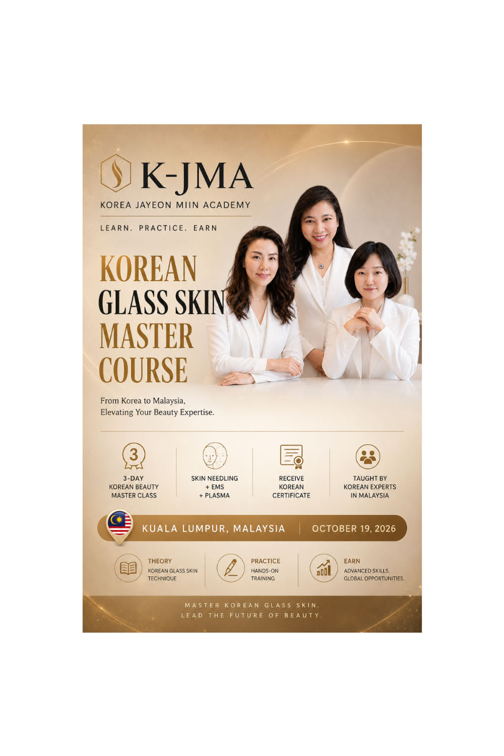 Malaysia — K-Beauty Glass Skin 3-Day Master Course (Standard)