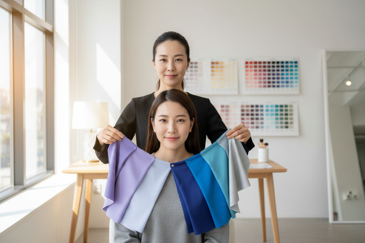 고객의 뒷모습이 아니라 둘다 앞을 바라보고 있게 해줘