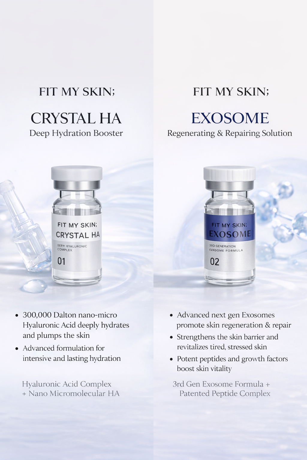 Ultra Nano HA Exosome — Hydration & Barrier Booster 2 Set