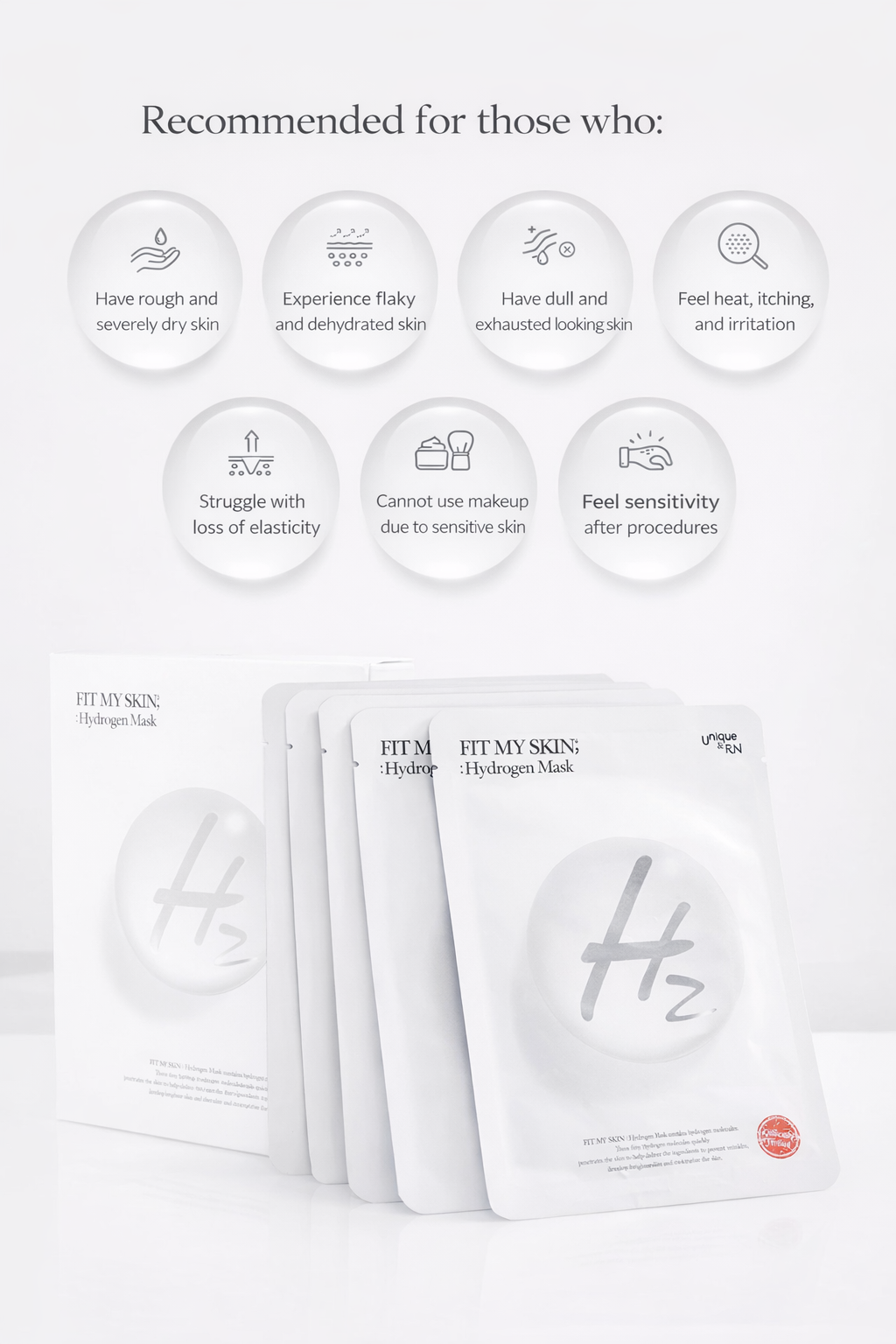 Whitening Mask (H2) | H2 Hydrogen-Infused Hydrogel Mask