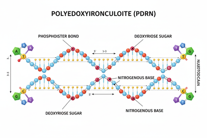 PDRN 분자 구조 다이어그램
